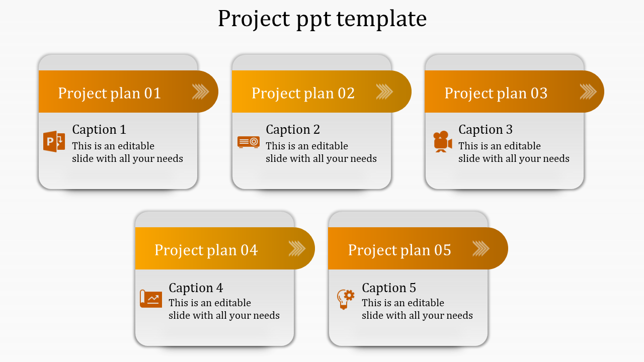 Stunning Project PPT Template and Google Slides Themes